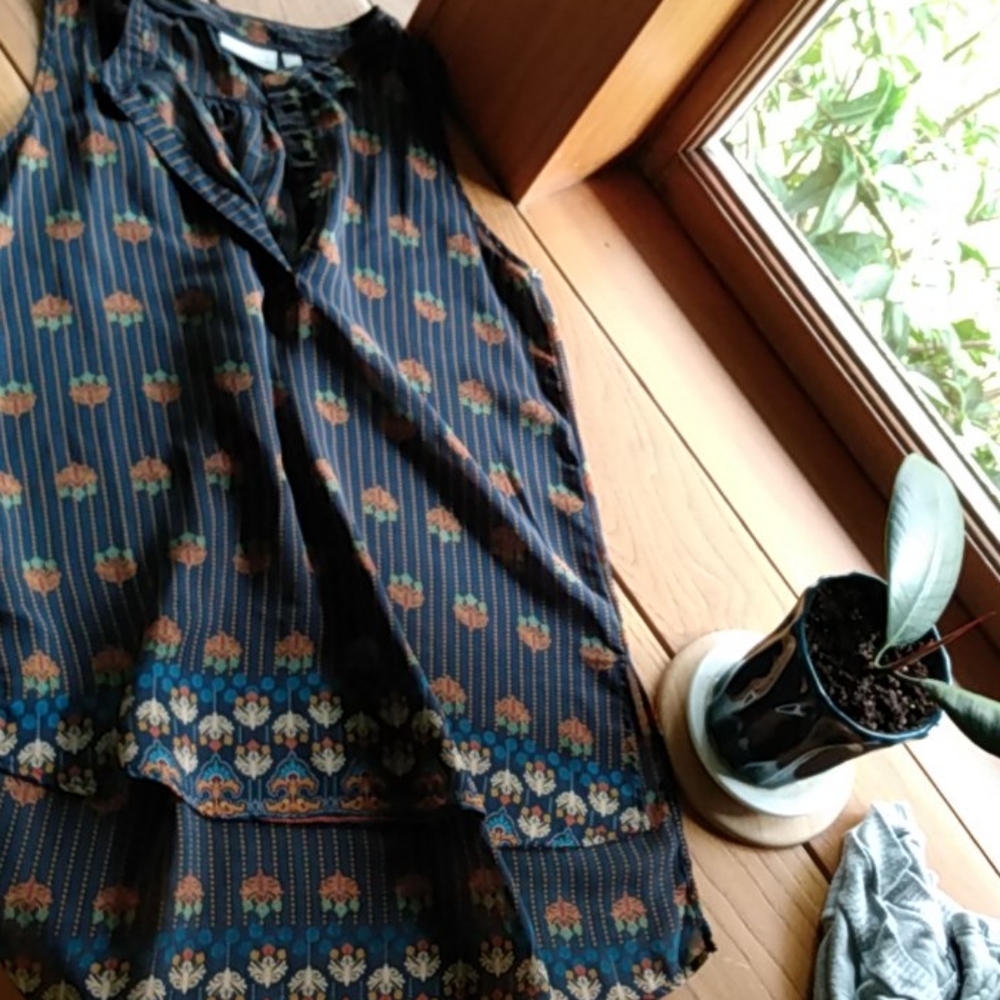 3for$25 14th & Union Tunic Length Flowy Tank